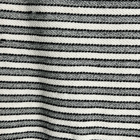 Jessica Simpson women’s striped sweater - Size medium - Gray/White/Black - Picture 6 of 7